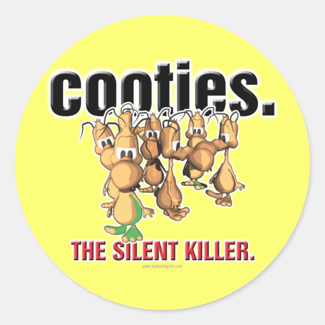 Sticker Rond Cooties... (Devant)