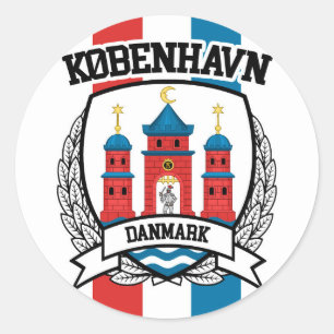 Sticker Rond Copenhague