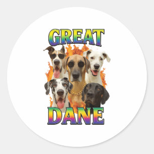 Sticker Rond Copie Dane