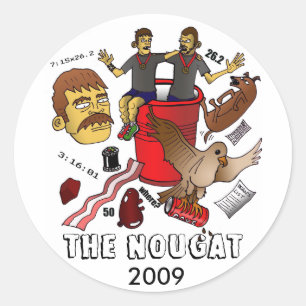 Sticker Rond copie de nougat12, LE NOUGAT, 2009