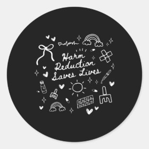 Sticker Rond Coquette Bow Harbor Reduction Sauve Des Vies Overd