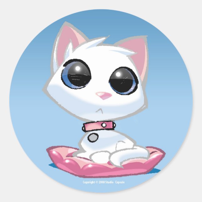 Sticker Rond Coquille d'oeufs (Devant)