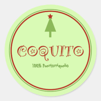 Sticker Rond Coquito Portoricain