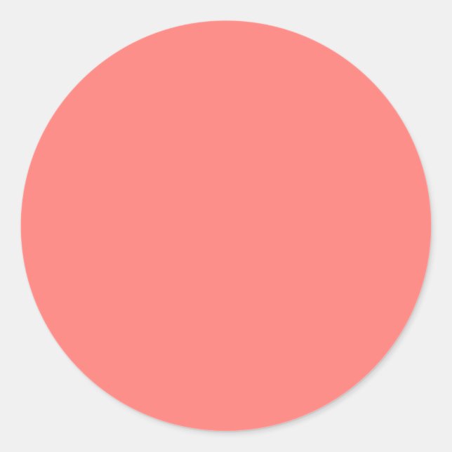 Sticker Rond Corail corail (Devant)