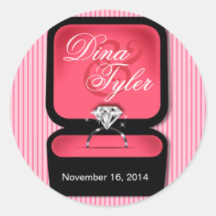 Sticker Rond Corail rond rond à bille de diamant