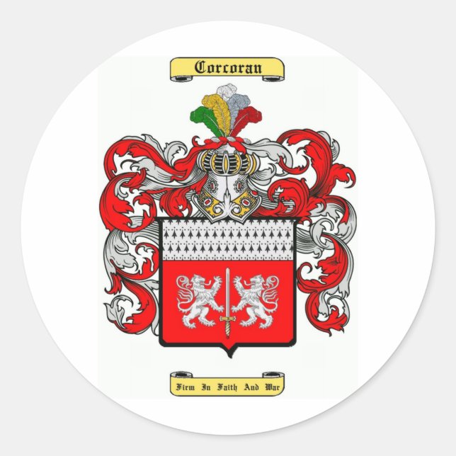 Sticker Rond corcoran (Devant)