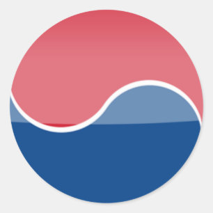 Sticker Rond corée_sud