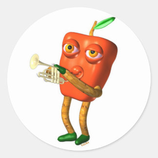 Sticker Rond Corne de poivre par Valxart-