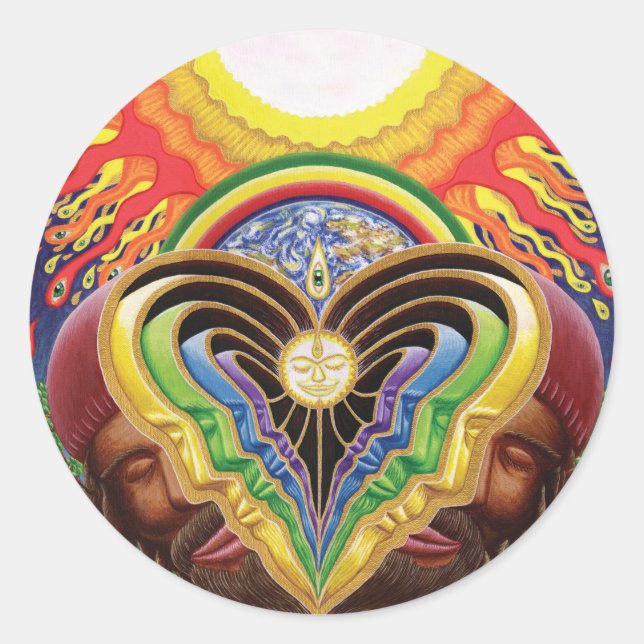 Sticker Rond Corps d'Peeling (Devant)