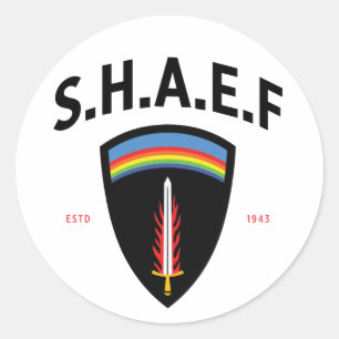 Sticker Rond Corps expéditionnaire allié T du quartier général