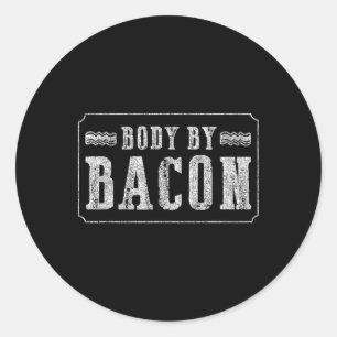 Sticker Rond Corps Par Bycon Bbq Funny