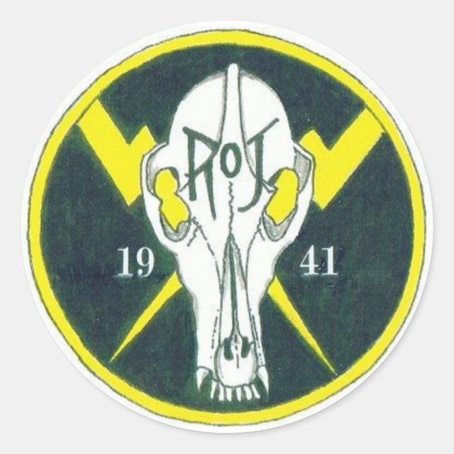 Sticker Rond Correctif ROJ modifié (Devant)