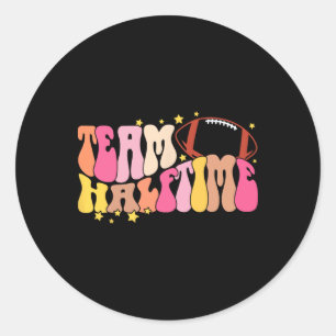 Sticker Rond Correspondance de groupe de demi-temps Super Footb