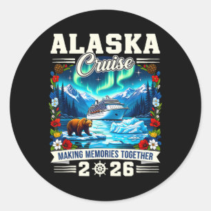 Sticker Rond Correspondance Famille Amis Et Groupe Alaskan Alas