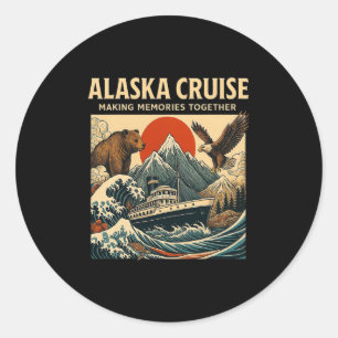 Sticker Rond Correspondance Famille Amis Et Groupe Croisière Al