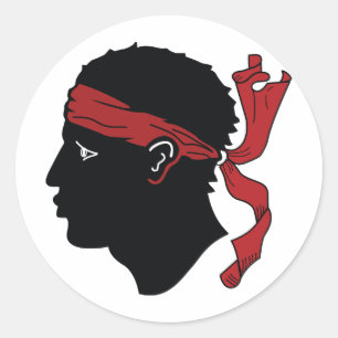 Sticker Rond Corse