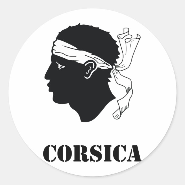 Sticker Rond Corse (Devant)