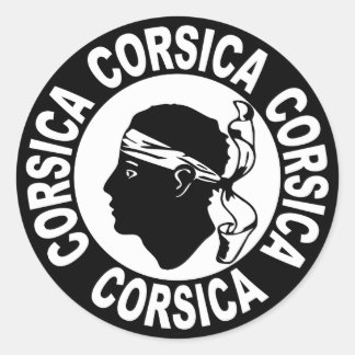 Sticker Rond Corse - Corsica
