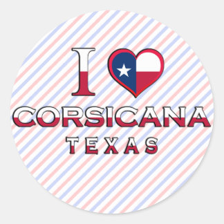 Sticker Rond Corsicana, Texas