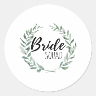 Sticker Rond Cortège de Mariée