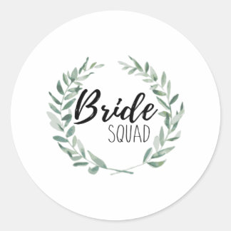 Sticker Rond Cortège de Mariée