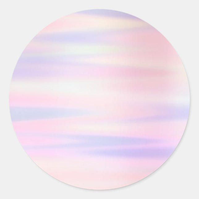 Sticker Rond Cosmétique maquillage rose Ombre Pastel (Devant)