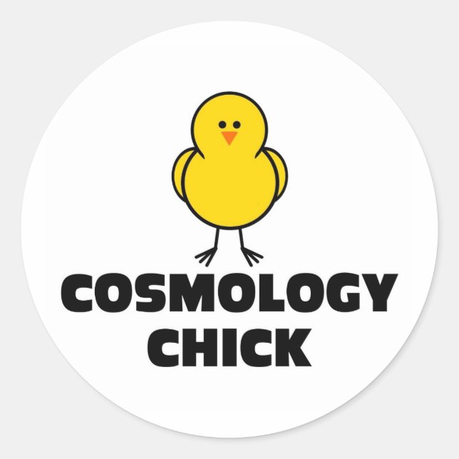 Sticker Rond Cosmologie CHick (Devant)