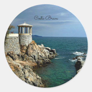 Sticker Rond Costa Brava, Espagne
