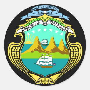 Sticker Rond costa rica