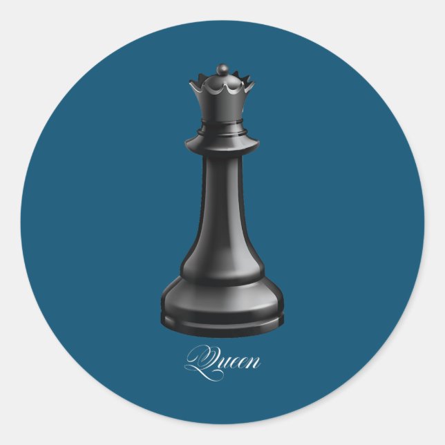 Sticker Rond Costume Chess Lover (Devant)