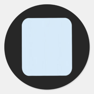 Sticker Rond Costume de famille de chien de Heeler bleu do-it-y