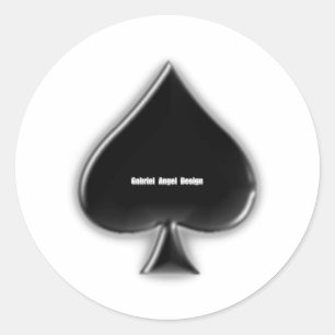 Sticker Rond Costume de pique