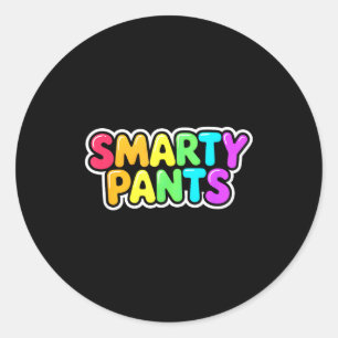 Sticker Rond Costume de remise de diplôme Smartie Cute S Pantal