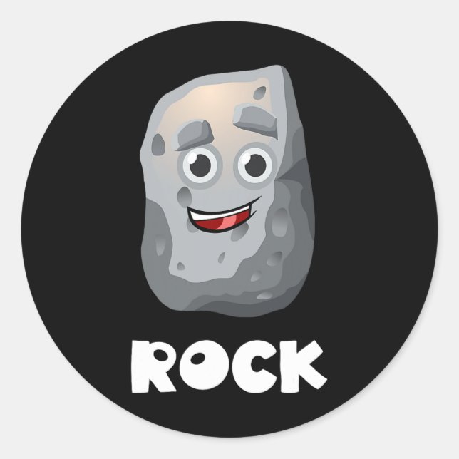Sticker Rond Costume d'Halloween Groupe Ciseaux Papier Rocher (Devant)