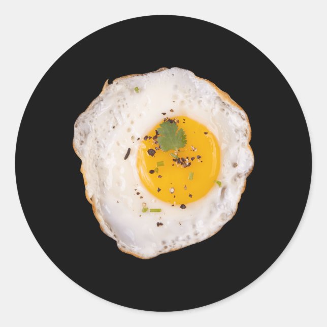 Sticker Rond Costume d'oeuf Drôle Halloween Oeuf Fête de Noël P (Devant)