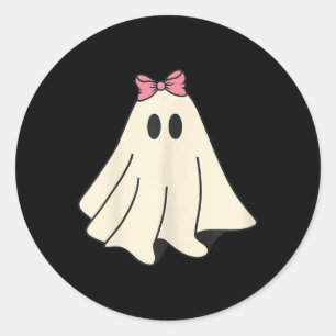 Sticker Rond Costume Halloween Fantôme de saison éffrayante