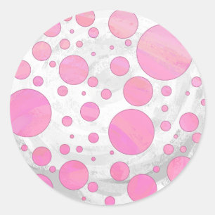 Sticker Rond Coton Candy