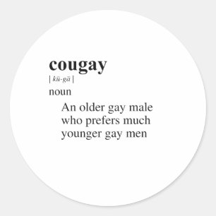 STICKER ROND COUGAR