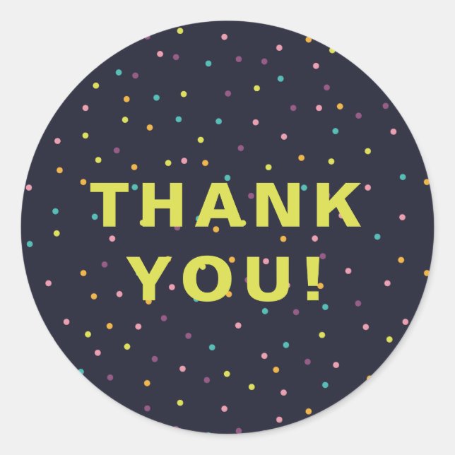 Sticker Rond Couleur agréable (Devant)