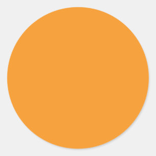 Sticker Rond Couleur Arrière - plan - orange