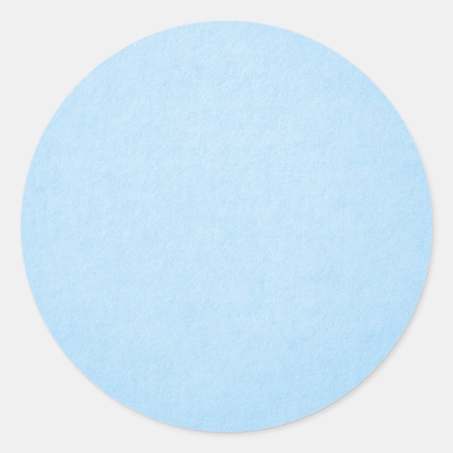 Sticker Rond Couleur bleu pastel (Devant)