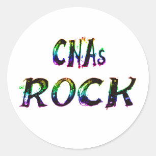 STICKER ROND COULEUR DE ROCK CNA