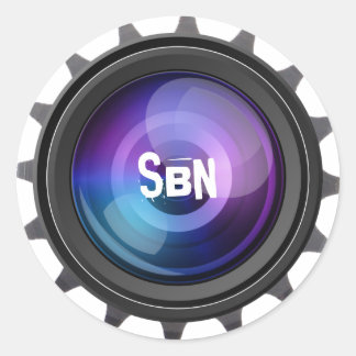 Sticker Rond Couleur du logo rond StuffByNick