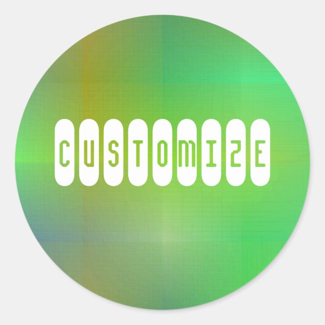 Sticker Rond Couleur Dusky II - Modèle (Devant)