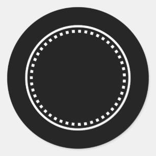 Sticker Rond COULEUR PERSONNALISÉE Cercle décoratif vous person