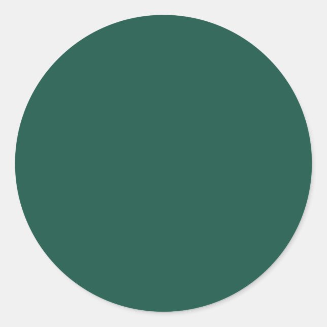 Sticker Rond Couleur pleine verte opale (Devant)