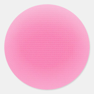 Sticker Rond Couleur rose Personnalisé Vierge Modèle tendance