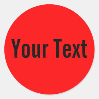 COULEUR SEULEMENT | feu rouge + votre texte