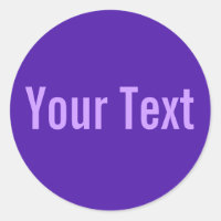 COULEUR SEULEMENT | violet + votre texte