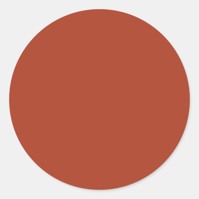 Sticker Rond Couleur simple rouge chinois coordonnée (Devant)